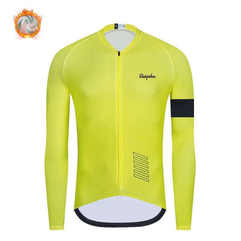 Winter Thermal Cycling Jersey Bib Tights Set Men Breathable Warm Road Mountain Bike Riding Gear