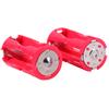 Portable 4pcs 4AAA to C Size Parallel Battery Convertor Adapter Holder Cases Box Red