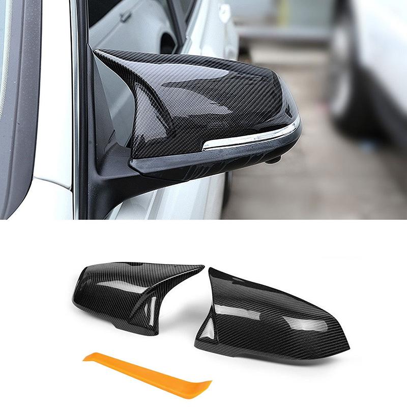 Carbon Fiber Mirror Cover for BMW 1 2 3 4Series F20 F30 F31 F32 F36 2012-Up 320i 328i 330d 335i M3 M4 Replacement CarAccessories