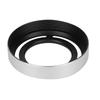 LHX10 Beautiful Appearance Hollow Metal Compact Detachable Camera Lens Hood for Fuji X10 X20 X30