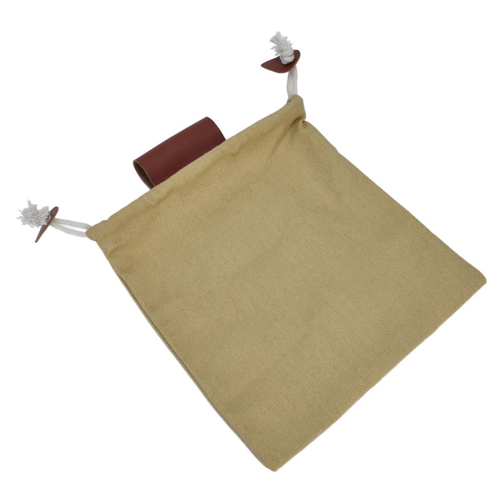 Foraging Pouch PU Leather   Fruit Picking Storage Bag Waist Hanging Tool Bag for Outdoor Camping