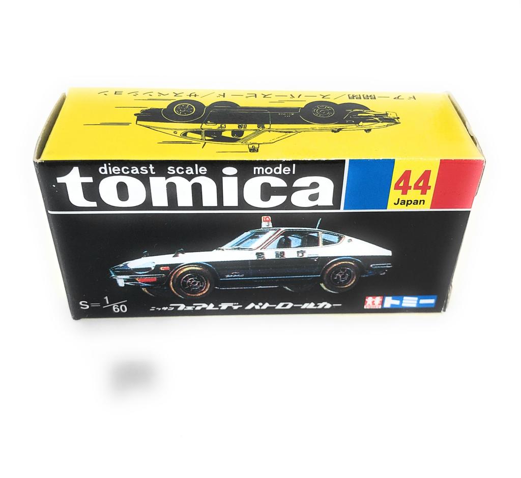 Tomica 30th Anniversary Reprint Edition Black Box 44 Nissan Fairlady Police Car