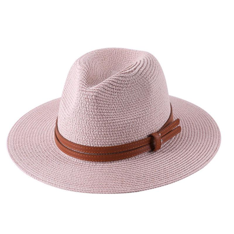 Men's and Women's Spring and Summer Sun Hats, Panama Straw Hats, Men's Simple and Fashionable Sun Hats, Top Hats, Fishing Hats