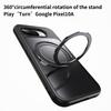 360 Rotating Kickstand Simple Business Magnetic Case for Google Pixel 10 Pro XL 9A 9 8 Comfortable Grip Shockproof Durable Cover