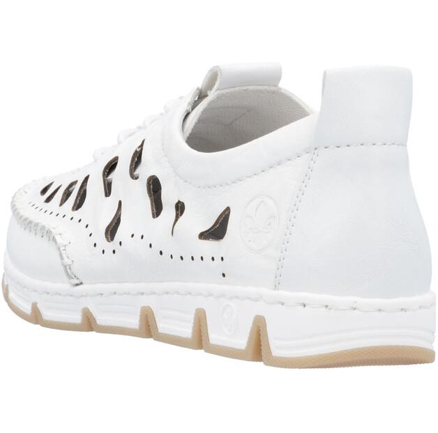 Женские слипоны Rieker 49956 белые 10955₽