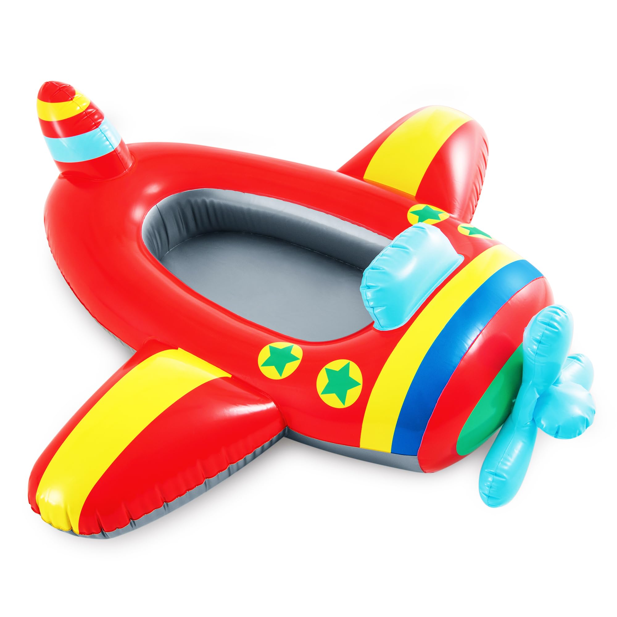 

Надувная лодка Круизер для бассейна В комплекте заплатка Подходит для лет 119 x 114 см Вес 27 кг Лодка для малышей Бассейн Море Купание Пляжный надувной матрас Для