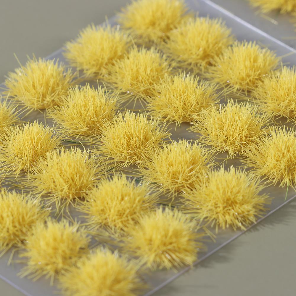 Sand Table Scene Miniature Grass Bushes Simulation Model Plant Cluster Artificial Grass Tufts
