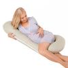 Schwangerschaftskissen Typ C Samt zum Seitenschlafen und Stillen - Beige