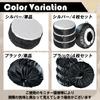 Misora Pockets Tire Cover Storage Mini Car Car Outdoor Waterproof UV Anti-Degradation 13 14 15 Inch Black Black Small 1pc
