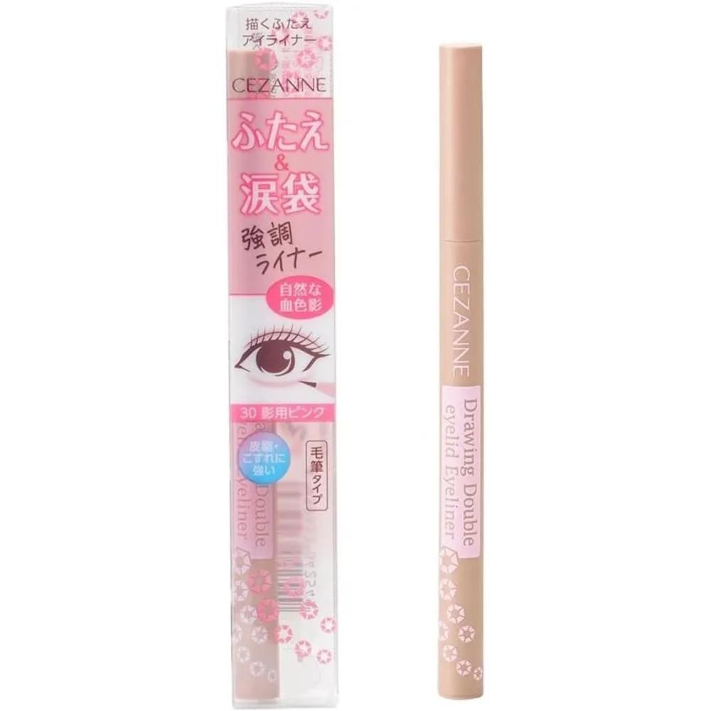 CEZANNE Drawing Double Eye Liner 30 Shadow Pink 0.6ml 3 Daily Shades 2