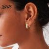 U-shaped Earrings 1 Pair Women Earrings Hypoallergenic U-Shaped Hoop Date