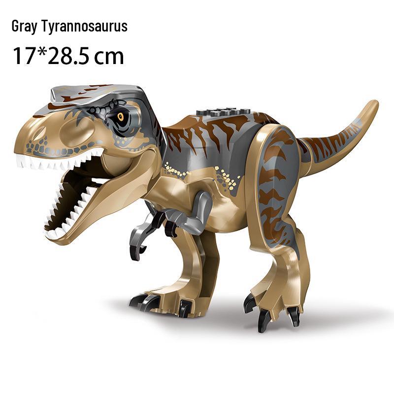 Jurassic Dinosaur Building Blocks: Educational Disassembly Toys Featuring Tyrannosaurus Rex & Carnotaurus