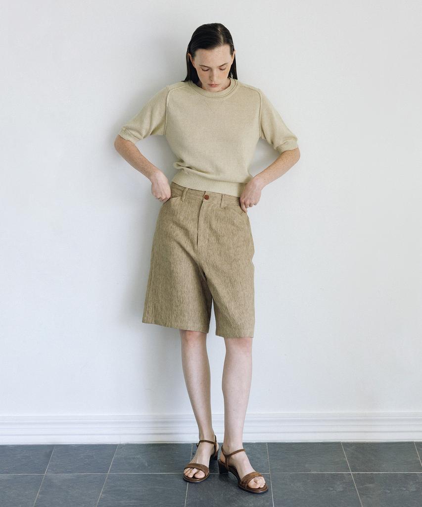 Beullaengkeulumumeon Crochet Sweat Knit_Oat Vanilla