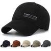 Letter Embroidery Visor Baseball Cap Pure Cotton Adjustable Trucker Hats Snapback Sun Protection Sunshade Hats