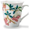Kutani Iwataya Mug 12 Months Flowers Chinese Flowering Apple April AP8-5150 Kutani Ware Japanese Porcelain Coffee Cup 250ml