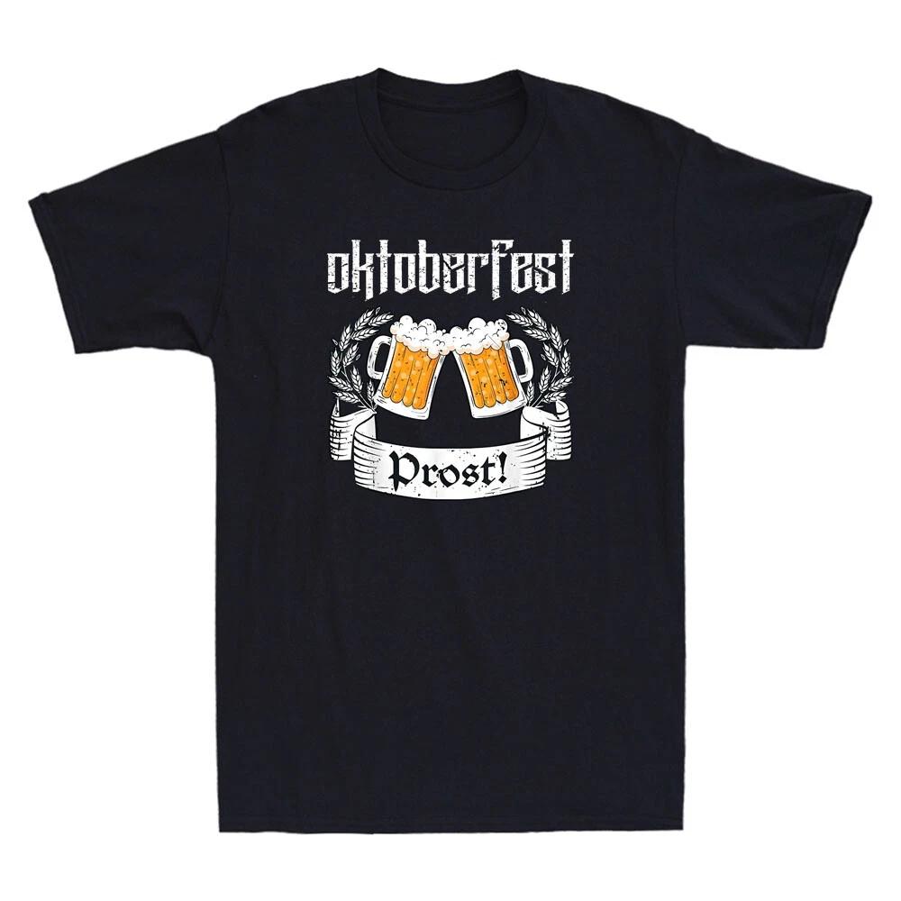 Oktoberfest Prost Shirt Funny German Cheers Beer Festival Vintage Men s T-Shirt XS
