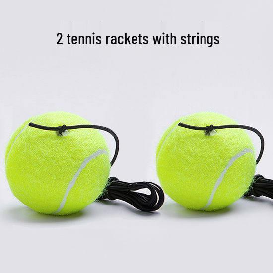 Solo Tennis Trainer Set with Rebound Base & String