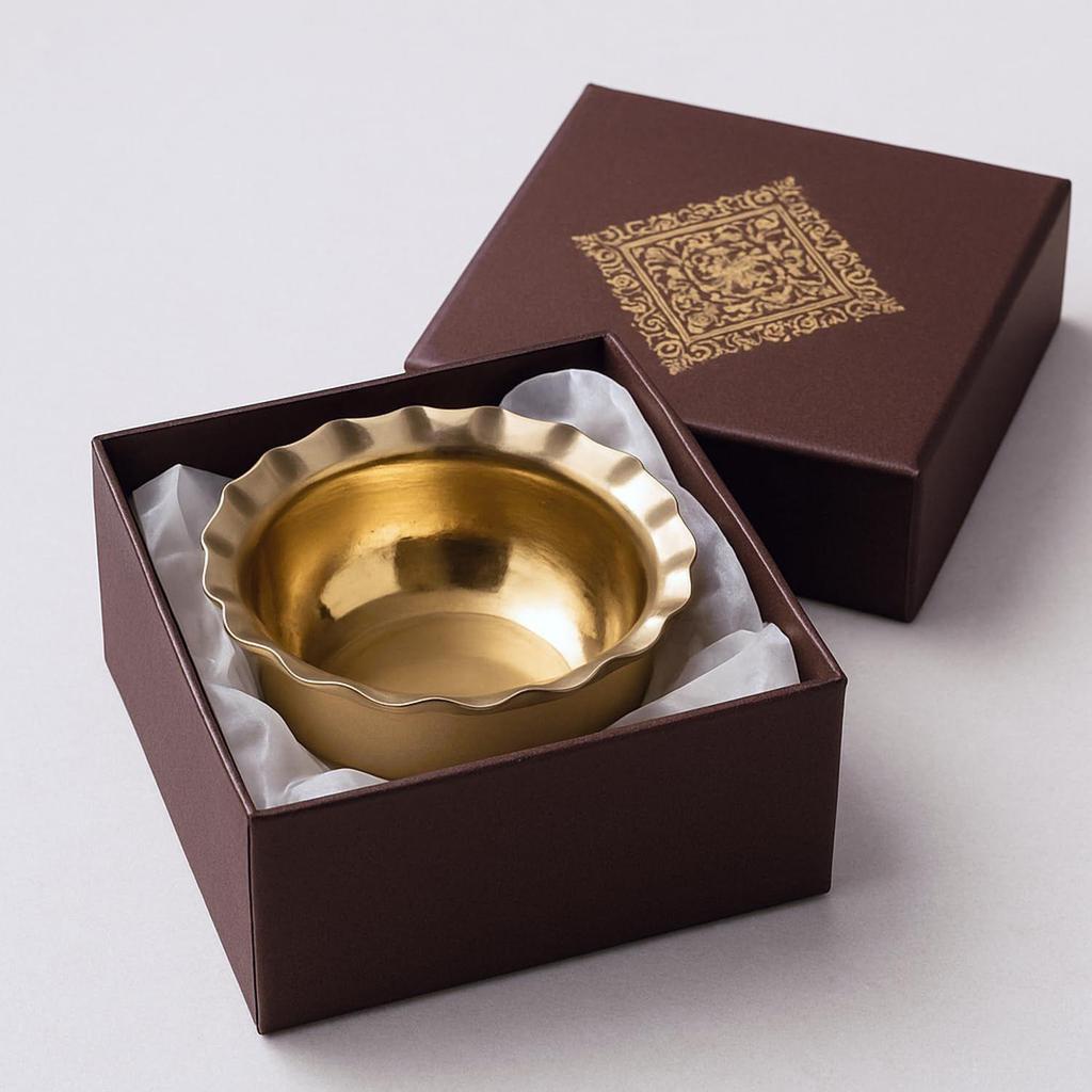 Pure Brass Katori for Pooja | Small Brass Bowl for Puja Rituals