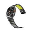 Win-Win Metal Titanium Silicone Magnetic Clasp Sweatproof Breathable Watch Bands Compatible with Galaxy Watch Ultra 47mm