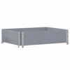 Pallet Frame Kit Grey 80 X 60 Cm Solid Pine Wood