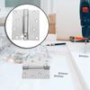 1 Stück selbstschließende Edelstahltürscharniere für Badezimmer Waschküchen Türbeschläge Zubehör Einfache Installation