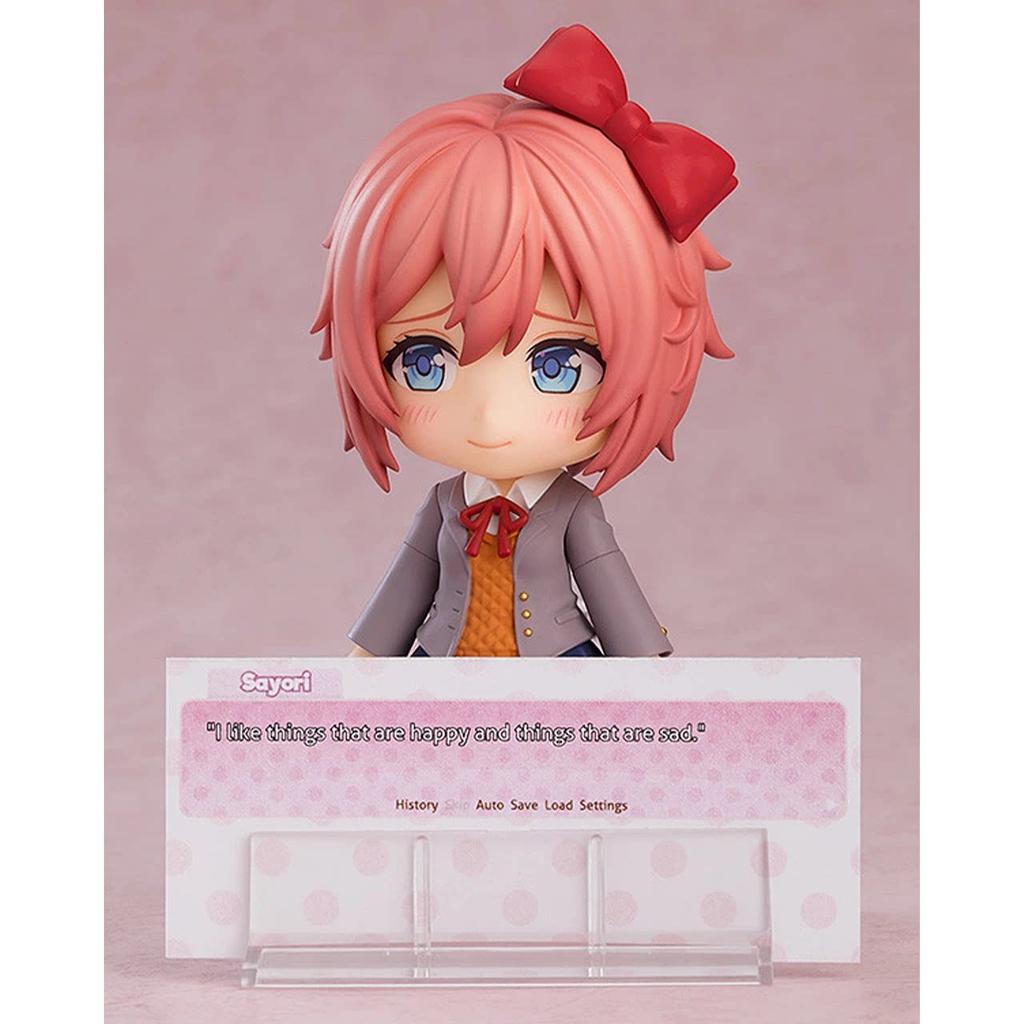 Doki Doki Literature Club Q Version Figures Monika Yuri Sayori Natsuki Cute Desktop Ornament Game Fan Collectible Holiday Gift