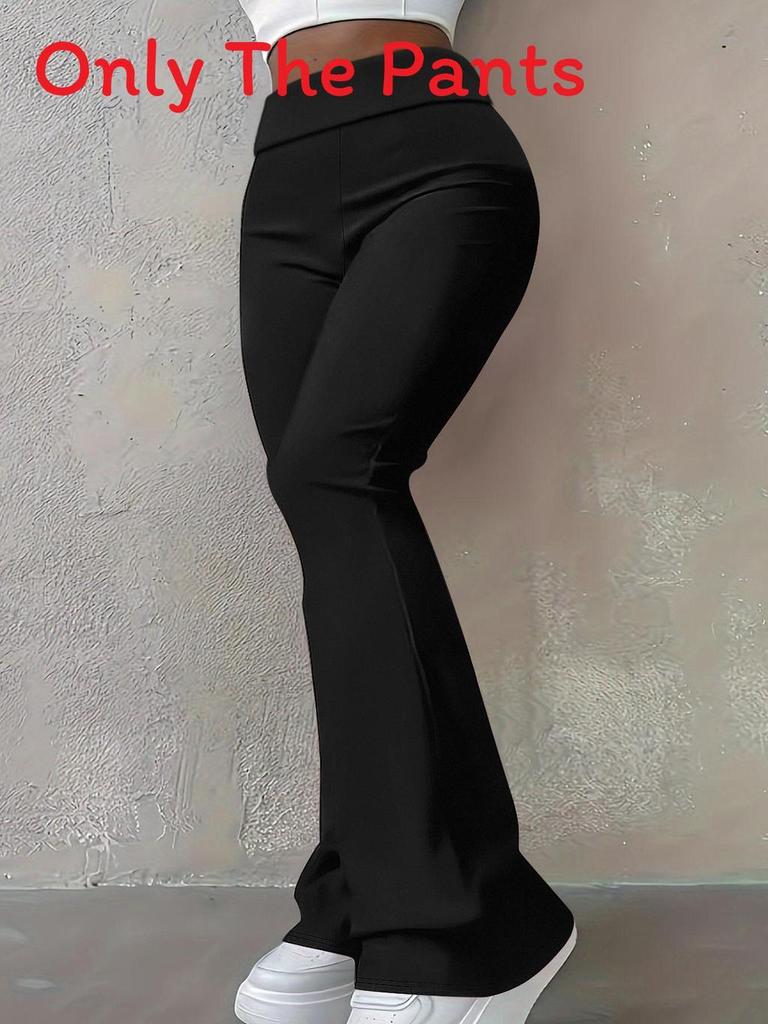 Casual Pants For Women With Polyester Spandex Fabric For Comfortable Fit