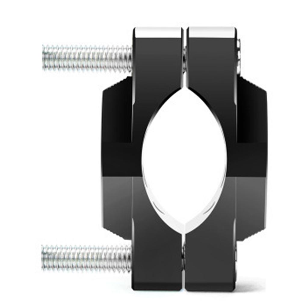 Motorcycle Bumper Clamp Bracket Driving Fog Lights Holder Turn Signal Light Mounting 360 Degree Adjustment