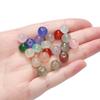 20-50pcs/lot Jelly Flat Round glass Beads Bracelet Spacer Beads For DIY Handmade Charm Jewelry Making Findings Wholesale