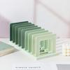 Desktop Book Stand Organizer - Durable PP Material, Ideal for Students & Office Use
