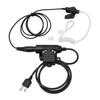 2 Way Radio Throat Mic Headset Earpiece Adjustable Water Resistant for Midland GXT250 GXT255 GXT300