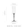 Handmade Crystal Glass Champagne Wine Goblet European Fishbone Design Elegant Drinking Cup