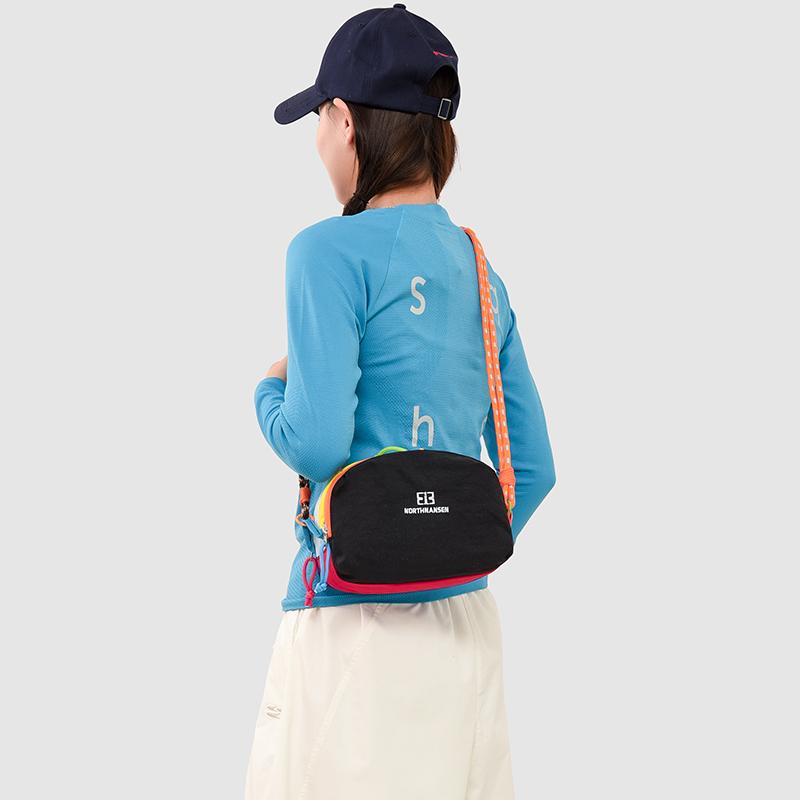 Spliced Contrast Shoulder Bag Multi-compartment Large Capacity Waterproof Crossbody Bag