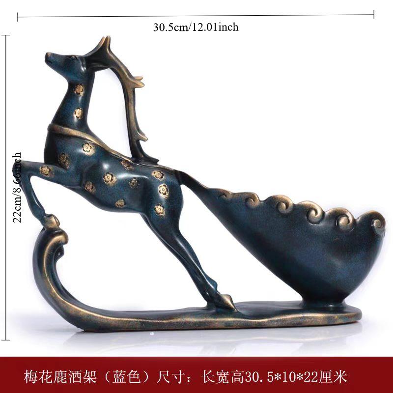wine holder ornament, bar and restaurant wine rack,  cabinet decoration resin home decoration ornament   wine holder