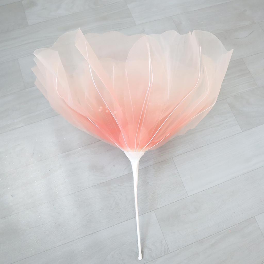 Artificial Silk Gauze Flower Outdoor Wedding Decoration Exquisite Foldable Artificial Large Flower
