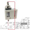 15m head differential pressure switch is installed between water inlet and outlet of condenser & evaporator to alarm dirty block
