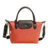 Minimalist Color-Block Oxford Cloth Handbag: Versatile, Fashionable Shoulder Bag with Unique Texture.