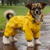 Waterproof Dog Raincoat Adjustable Lightweight Pet Rain Jacket for Small Medium Large Dogs Winter Outdoor Walking Activities