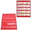 Magnetic   Chart 5 Rows Transparent Schedule   Chart for Home School Classroom Activities