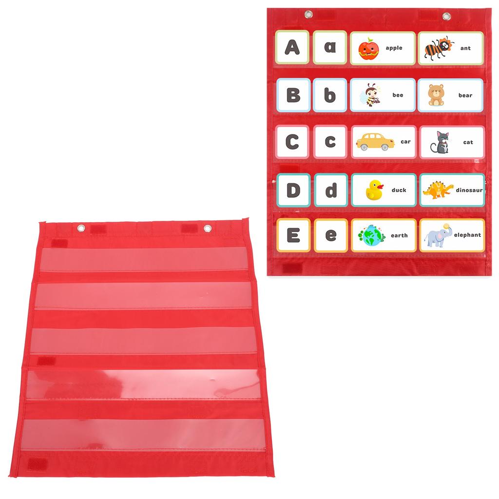 Magnetic Chart 5 Rows Transparent Schedule Chart for Home School Classroom Activities