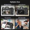 6K Ultra HD Digital Camera 64MP with 3.0 Flip Screen & Wide Angle LED - Mirrorless R10