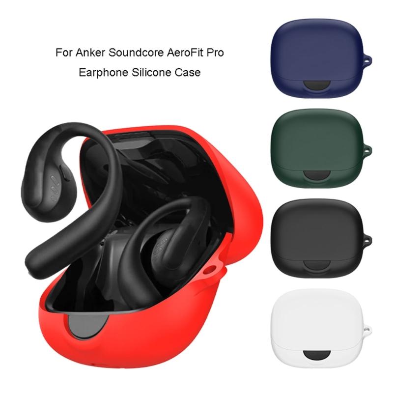 Protective Carrying Case Shockproof Compatible for AeroFit Pro Headphone Dustproof Housing Washable Charging Box Sleeve