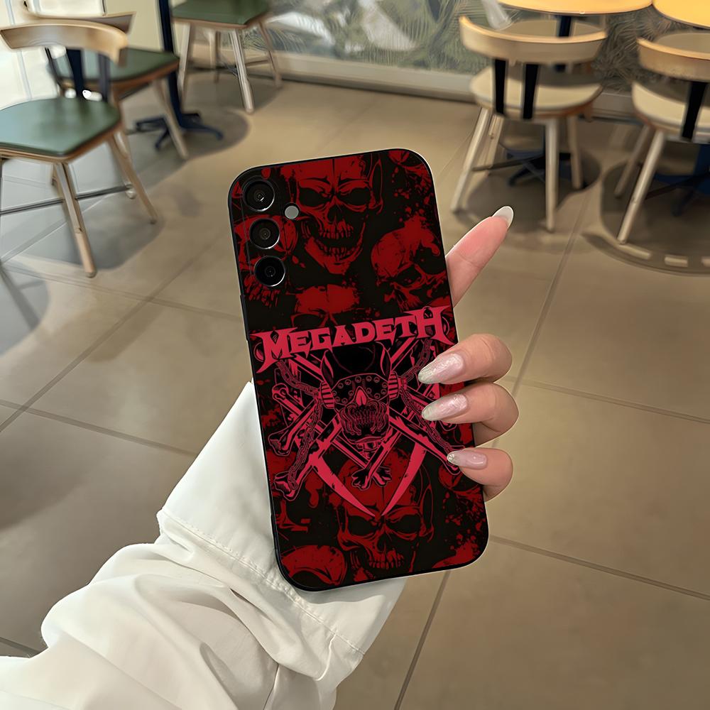 Band M-Megadeth Phone Case For Samsung S26 S25 Edge S24 S23 S22 S21 S20 Ultra Plus Fe Galaxy Silicon Cover