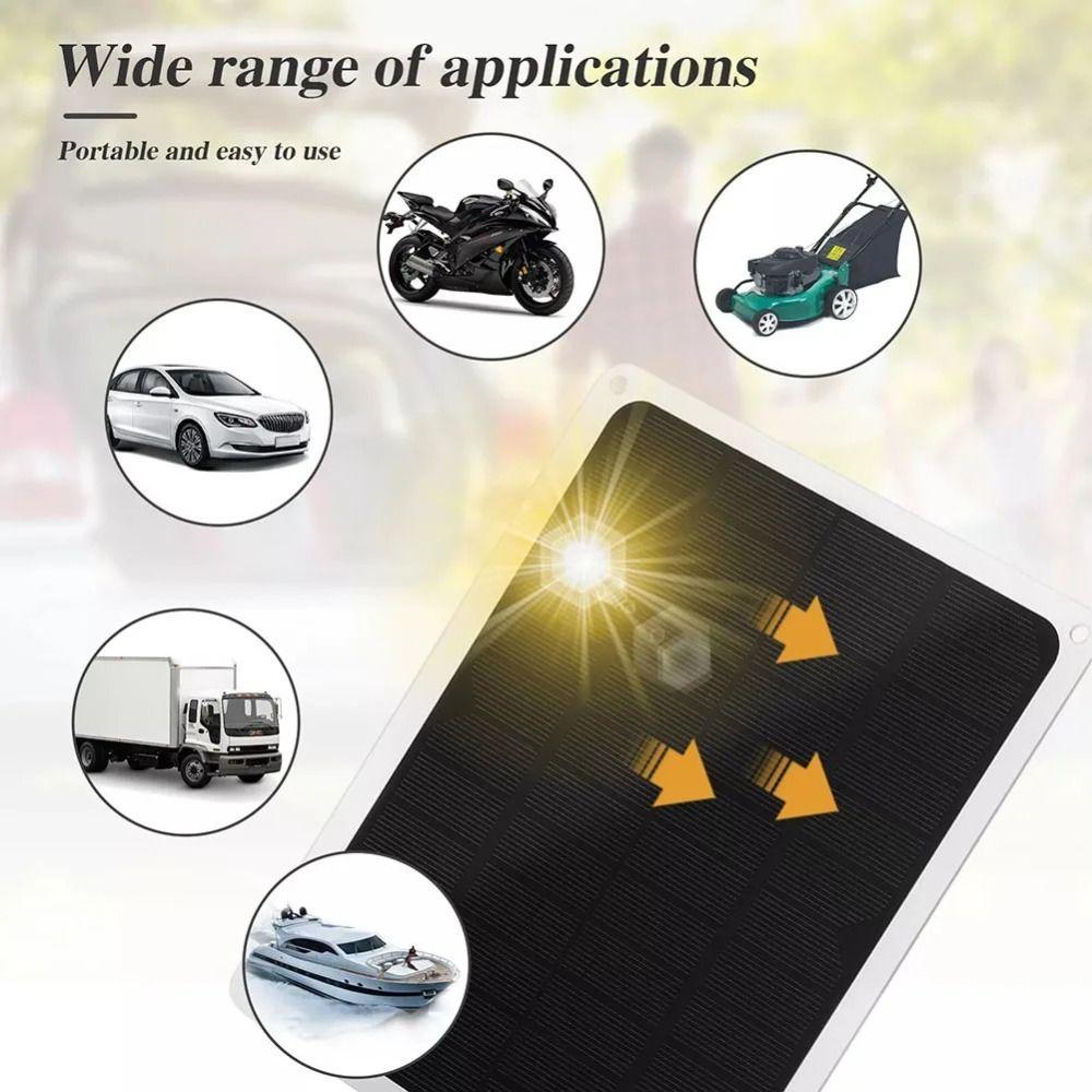 Versatile Power Source Solar Battery Trickle Charger Solar Charger Panel Electronic Devices