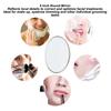 30X Magnifying Mirror Easy To Install ABS Glass Round Magnifying Mirror Sided 30X Lightweight with Suction Cup for Travel