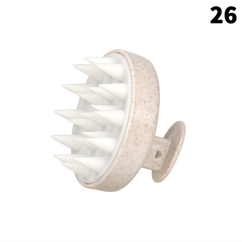Shampoo Brush Empty Hair Shampoo Bottle With Comb Teeth Salon Treatment Oil Perm Dye Bottle Color Plastic Dry Cleaning Bottle