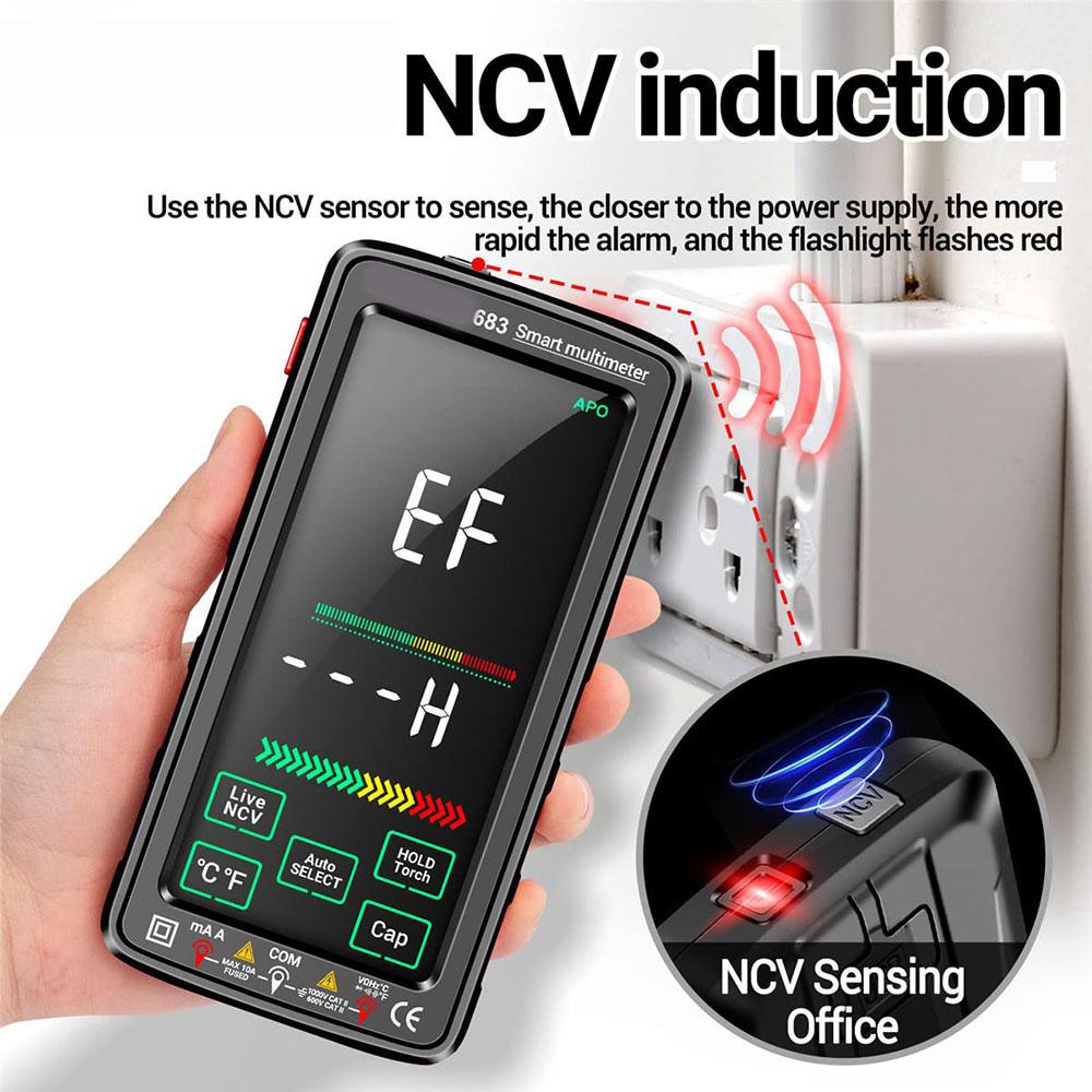 683 Smart Digital Multimeter AC/DC Capacitance Meter