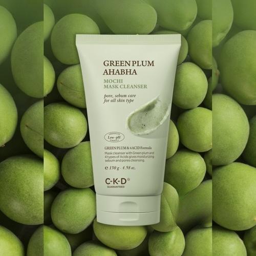 CKD Green Plum AHA BHA Mochi Mask Cleanser 130g