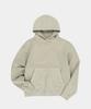 Neck Logo Garment Dyed Hoodie [Beige]