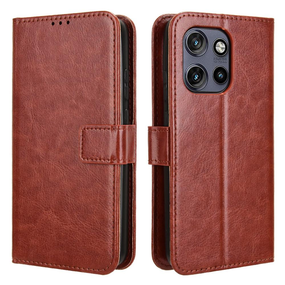 For Motorola Thinkphone 25 5G/Edge 50 Neo 5G/Moto S50 5G Case Crazy Horse Texture PU Leather Phone Wallet Cover